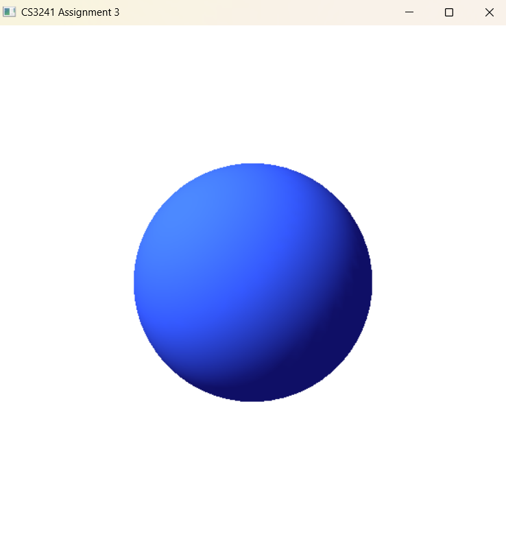 Smooth shading on a sphere