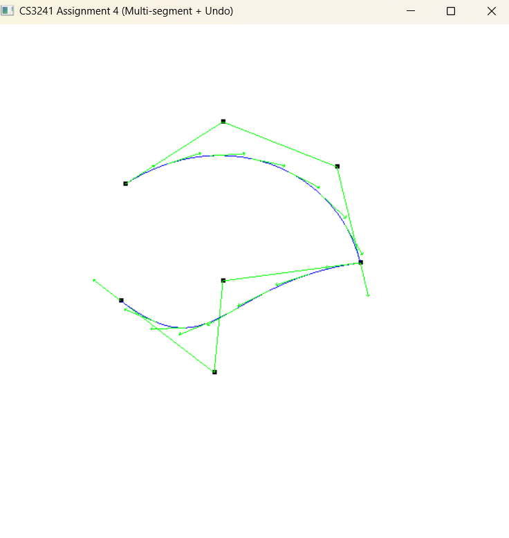 Tangent vectors on Bezier curve