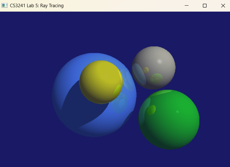 Ray tracing scene 2