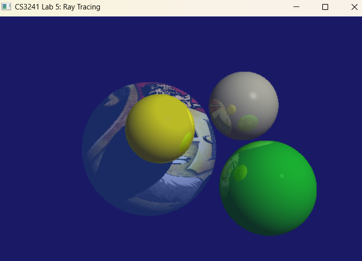Texture mapping on a sphere