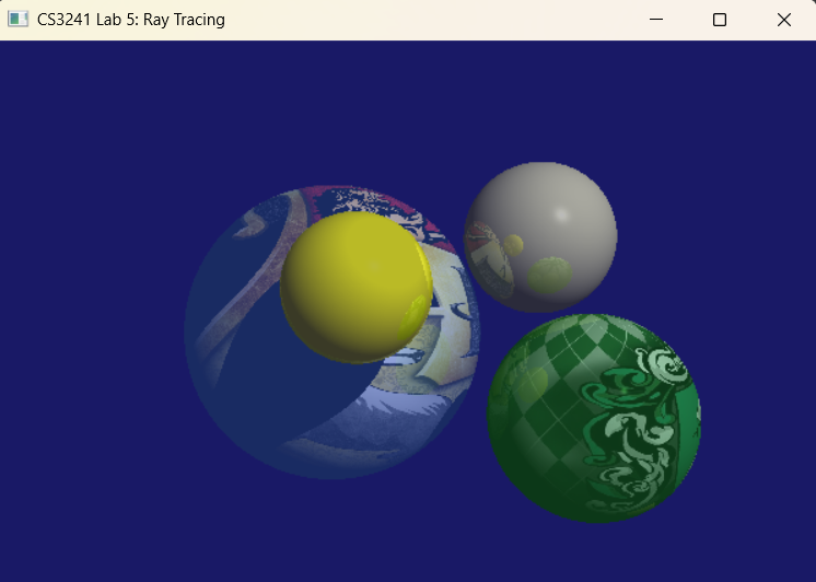Texture mapping on a sphere